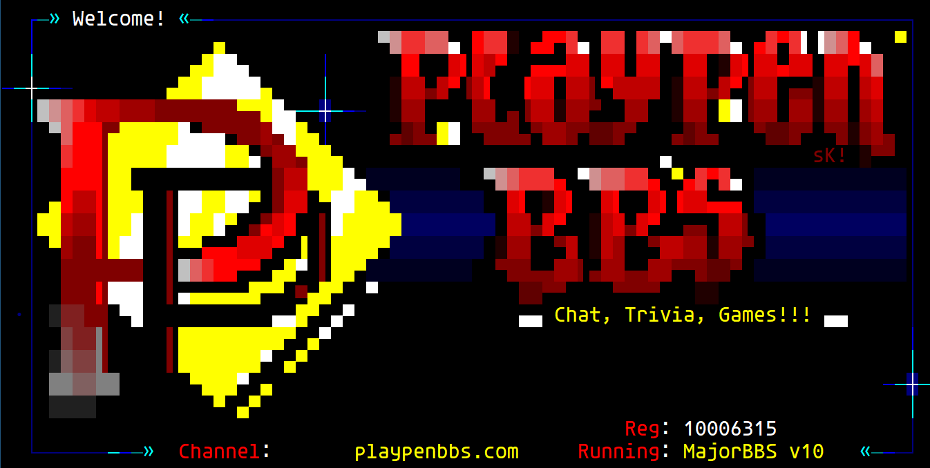 PlayPen BBS - America’s Best! Chat, Games & More!